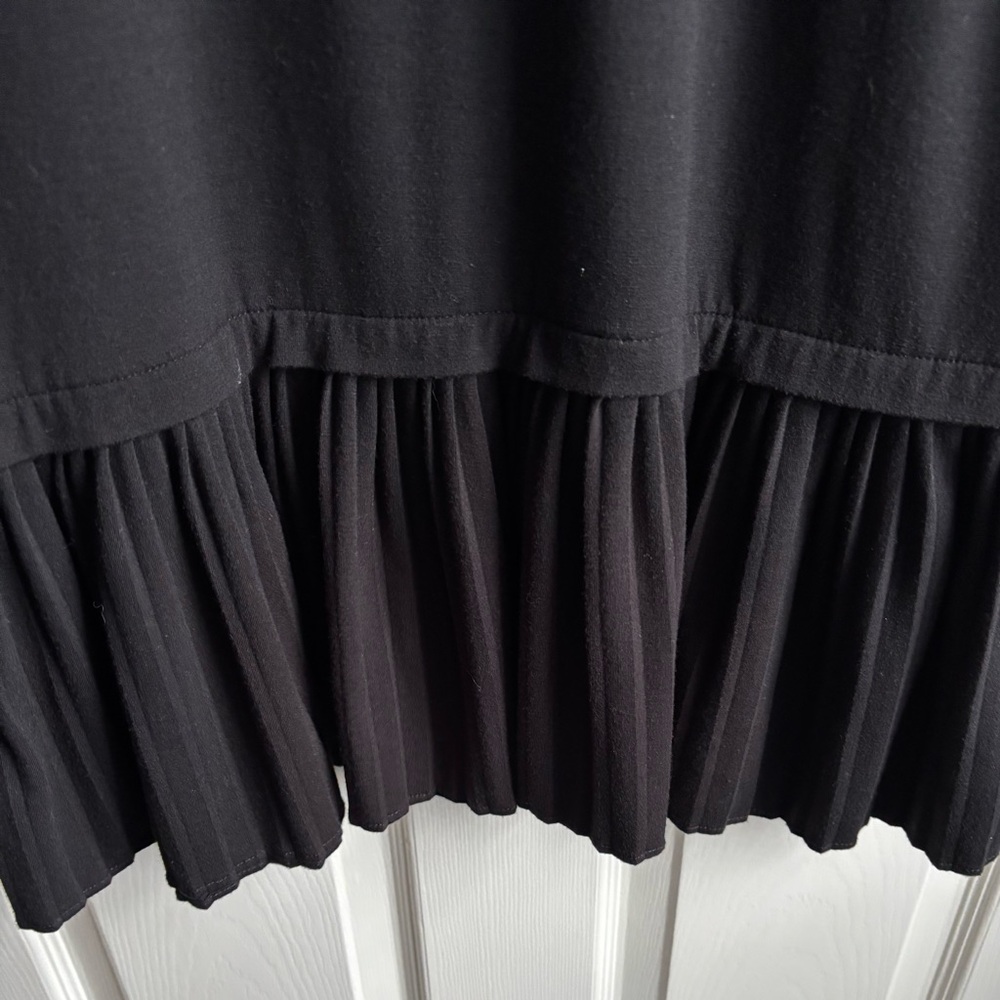 JJill Black Tunic Top with Ruffle Hem - Picture 4 of 4
